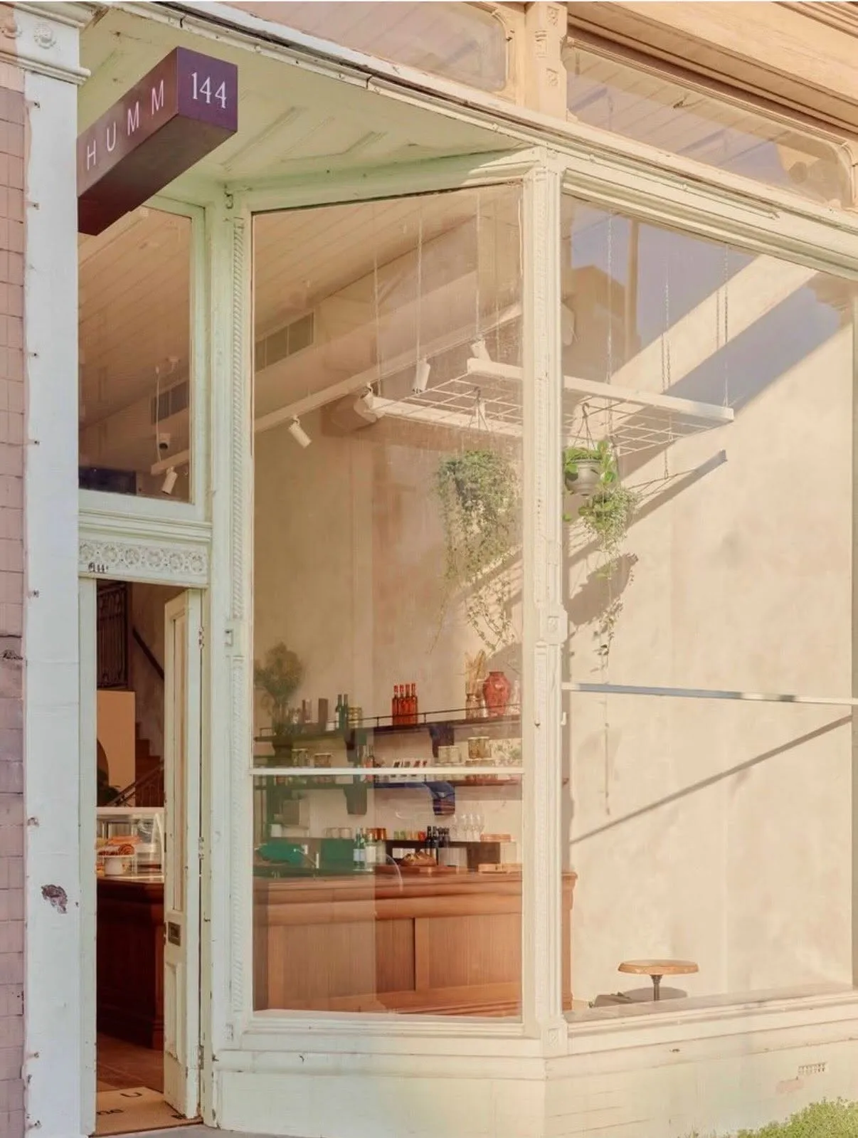 The restored HUMM shopfront on St Kilda Road